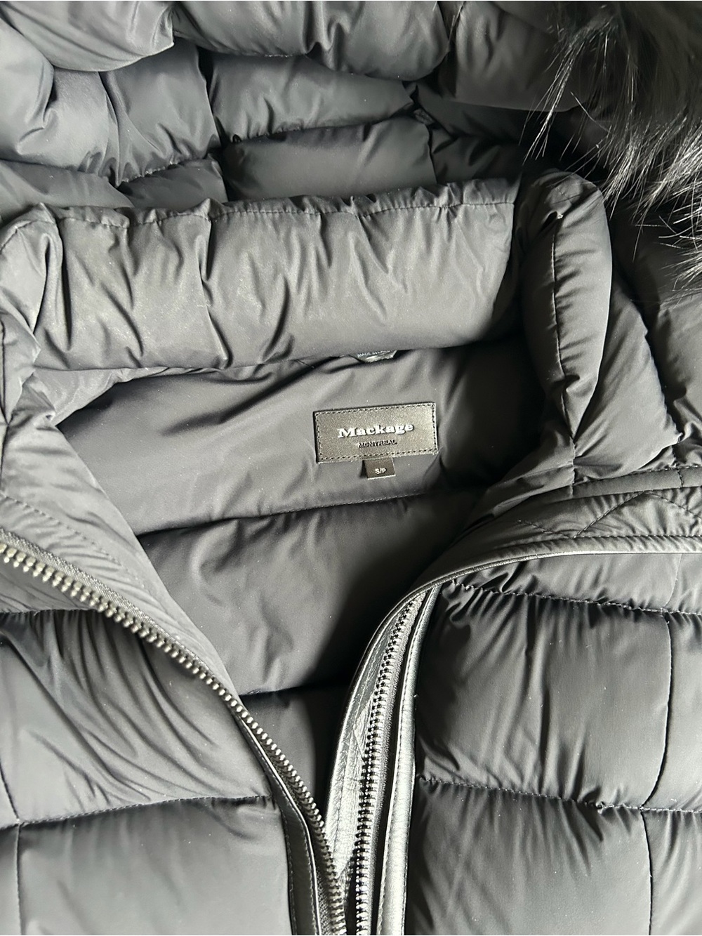 Closet Sale - MACKAGE CALLA Fox Trim Winter Jacket (Small) - Retails for $1200+ - Picture 5 of 7